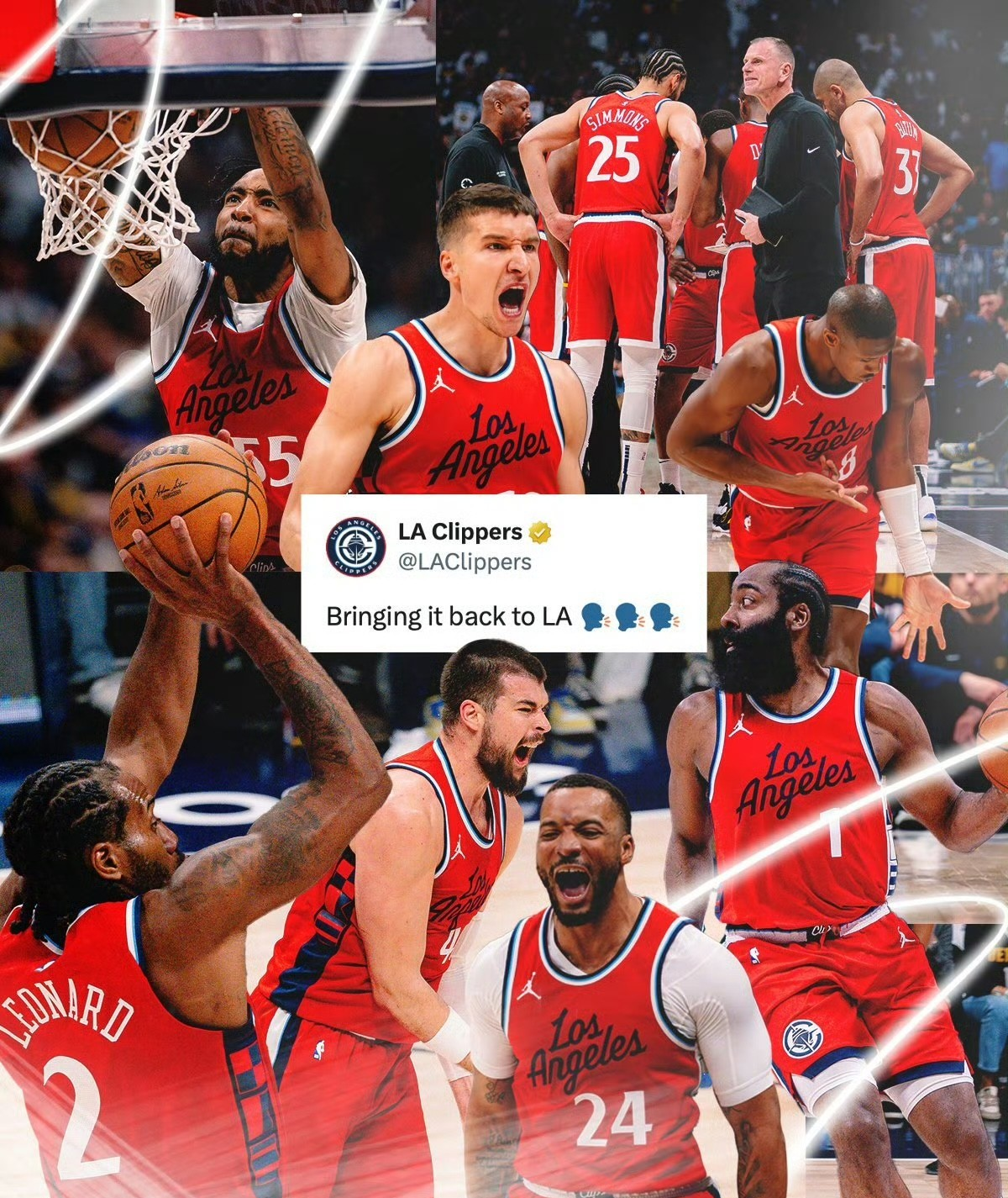 窗口期突围战来临，洛杉矶快船围绕欧联造点机会，气氛紧张，阵容厚度经受考验